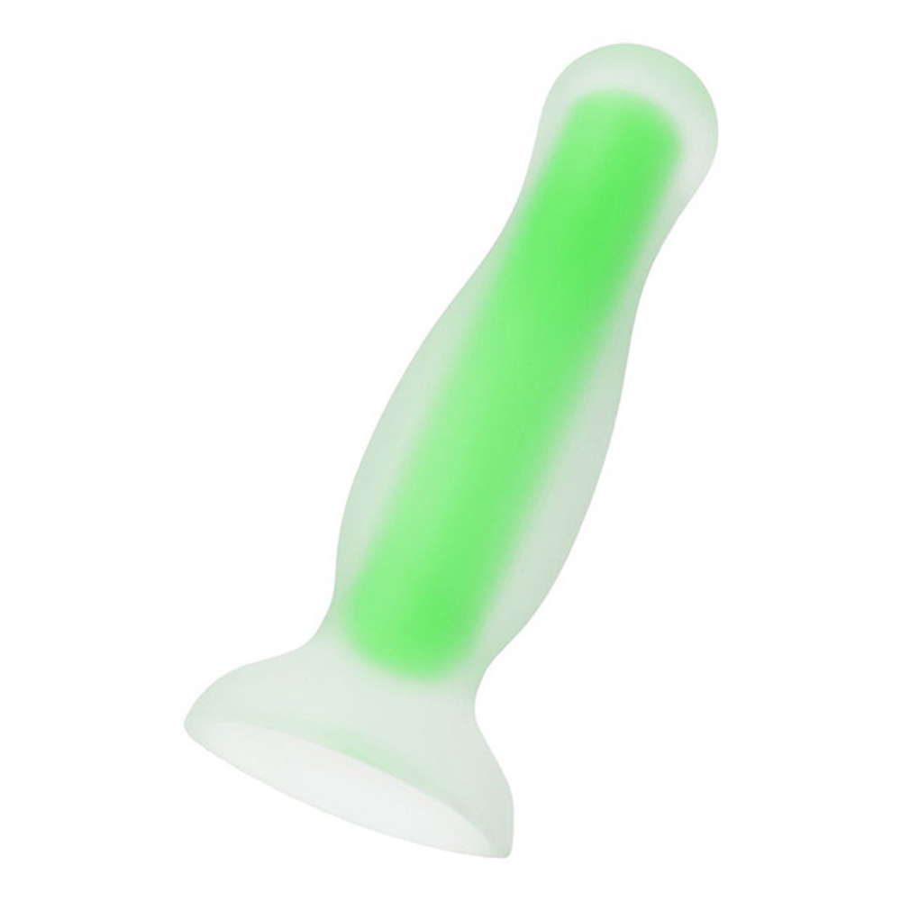 Зеленая светящаяся в темноте анальная втулка 10см ToyFa Beyond Victor Glow 873011