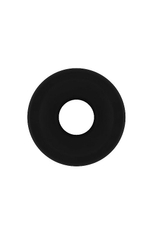 Чёрная анальная пробка с тоннелем №49 Small Hollow Tunnel Butt Plug 3 Inch - 7,7 см. (Цвет: черный)