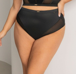 Трусы Kris Line Simple стринги High Waist (черный)