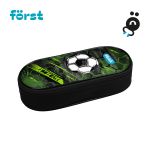 Пенал корпусный 1 отделение, 220*90*45 Först "Football team", полиэстер