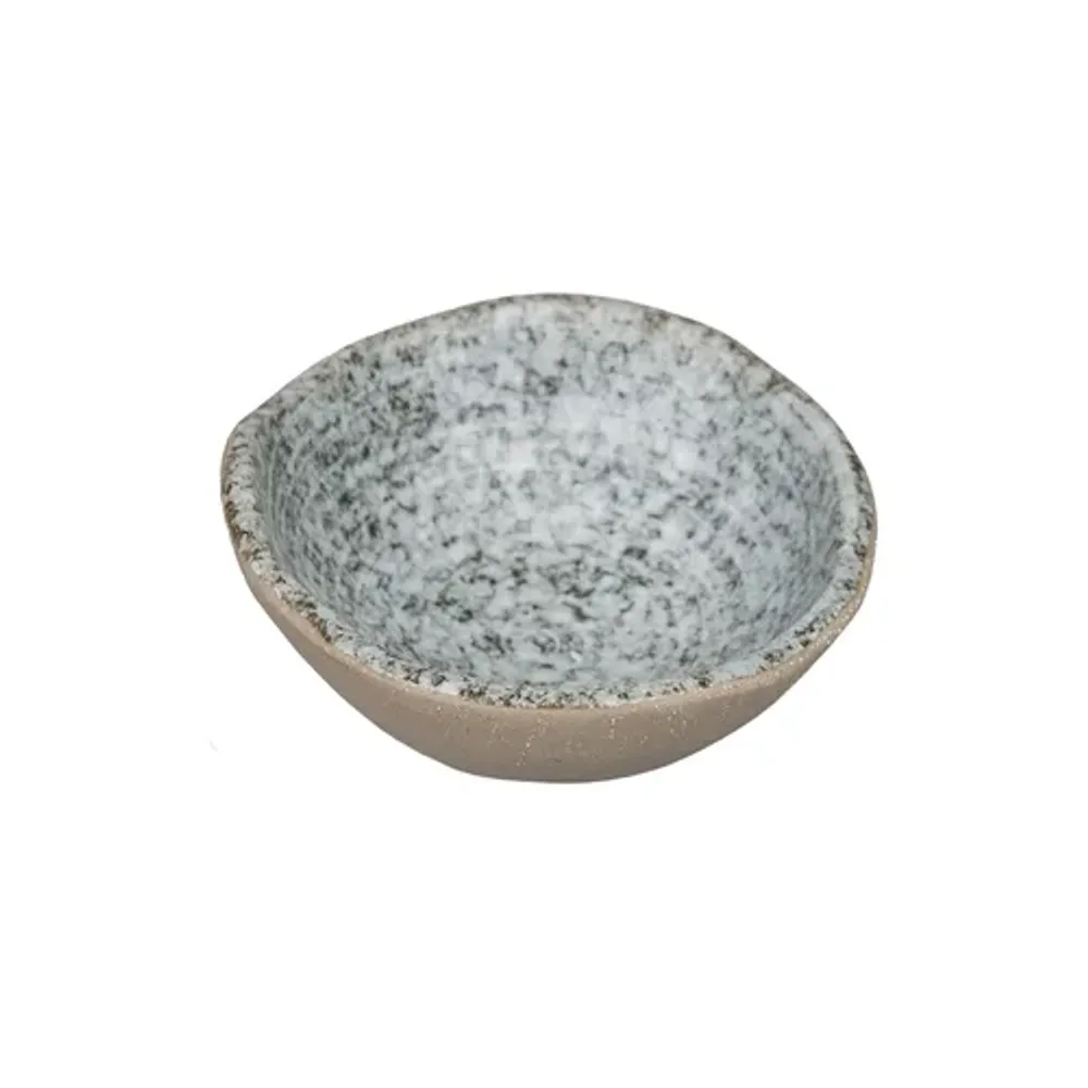 Соусник 45 мл 7,7*7,2 см h3,2 см овальный фарфор Stone Untouched Taiga P.L. Proff Cuisine [1]