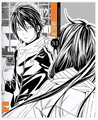 Тетрадь предметная 24л. клетка "Manga - История" (Lamark)