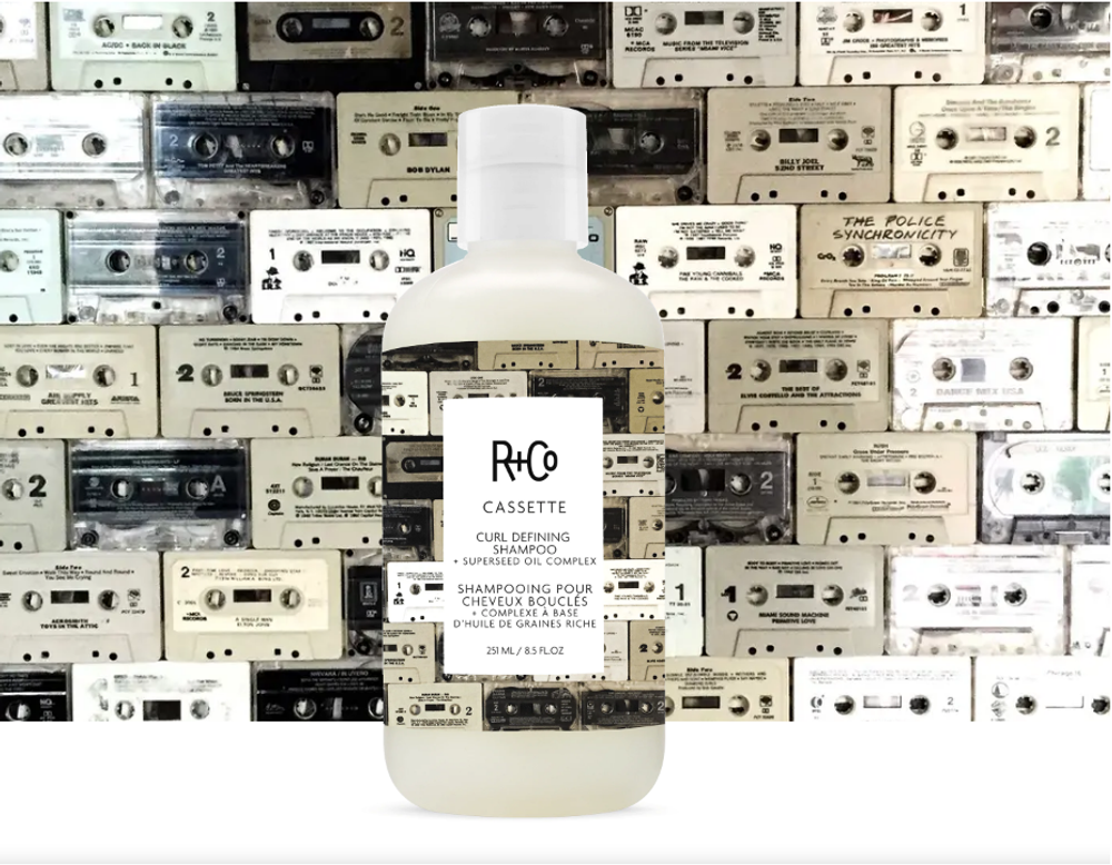 R+Co CASSETTE Curl Shampoo + superseed oil complex/КАССЕТА шампунь для вьющихся волос с комплексом масел, 251мл