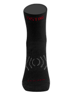 Носки Lasting TNW-983 +5°C +25°C (Осень, Весна) 75% Merino+nylon, черный с серыми вставками -