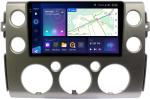 Магнитола для Toyota FJ Cruiser 2005-2022 (рамка серая) - Teyes CC3-2K монитор 9.5" 2K QLED на Android 10, Быстрая, CarPlay, 4G SIM-слот