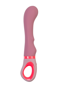 Вибратор Flovetta ROSE, силикон, розовый, 19 см