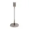 Подсвечник Zulma 25 см, серое стекло