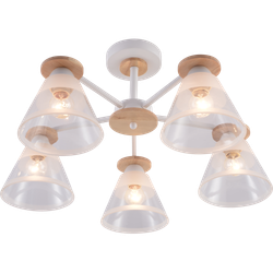 Люстра Rivoli Theothila 9177-305 5 х Е27 60 Вт модерн | Rivoli