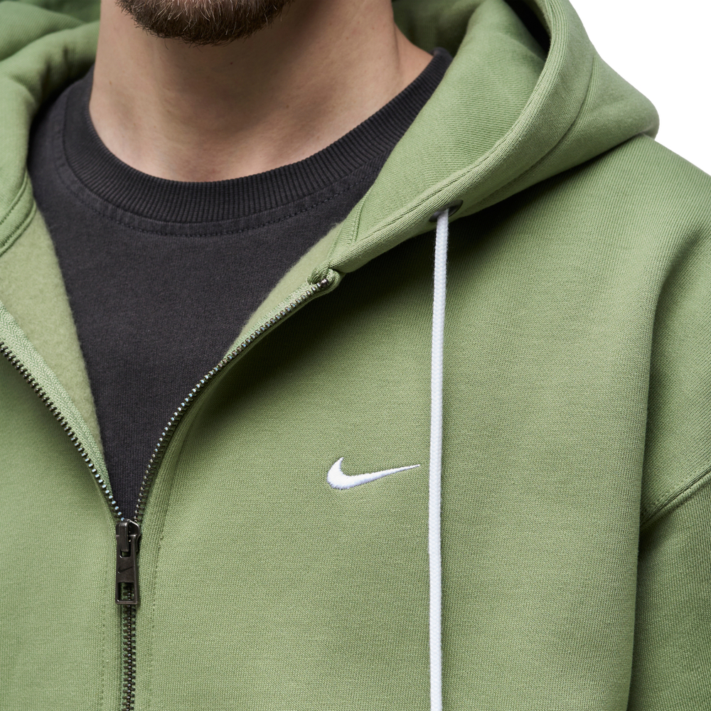 Худи Nike Solo Swoosh Full-Zip Hoodie "Oil Green"