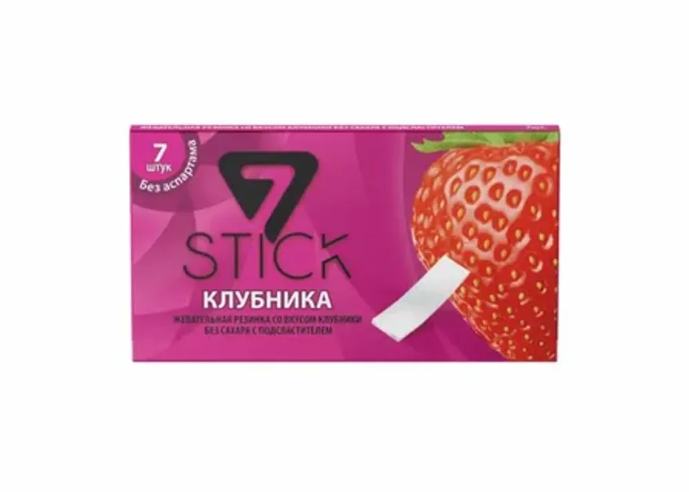 Жевательная резинка "7 STICK" клубника 33гр