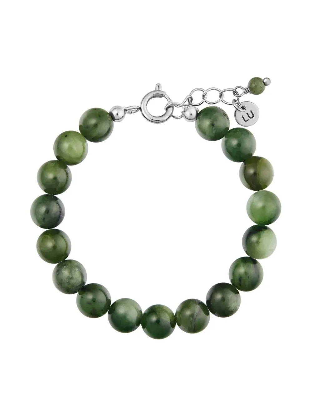 Браслет Лесной нефрит / Forest jade