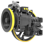 Лебедка SH110 КВШ 520х5х8 мм 1,6 м/с 5,5 кВт левая (частот. регул.)  SICOR.