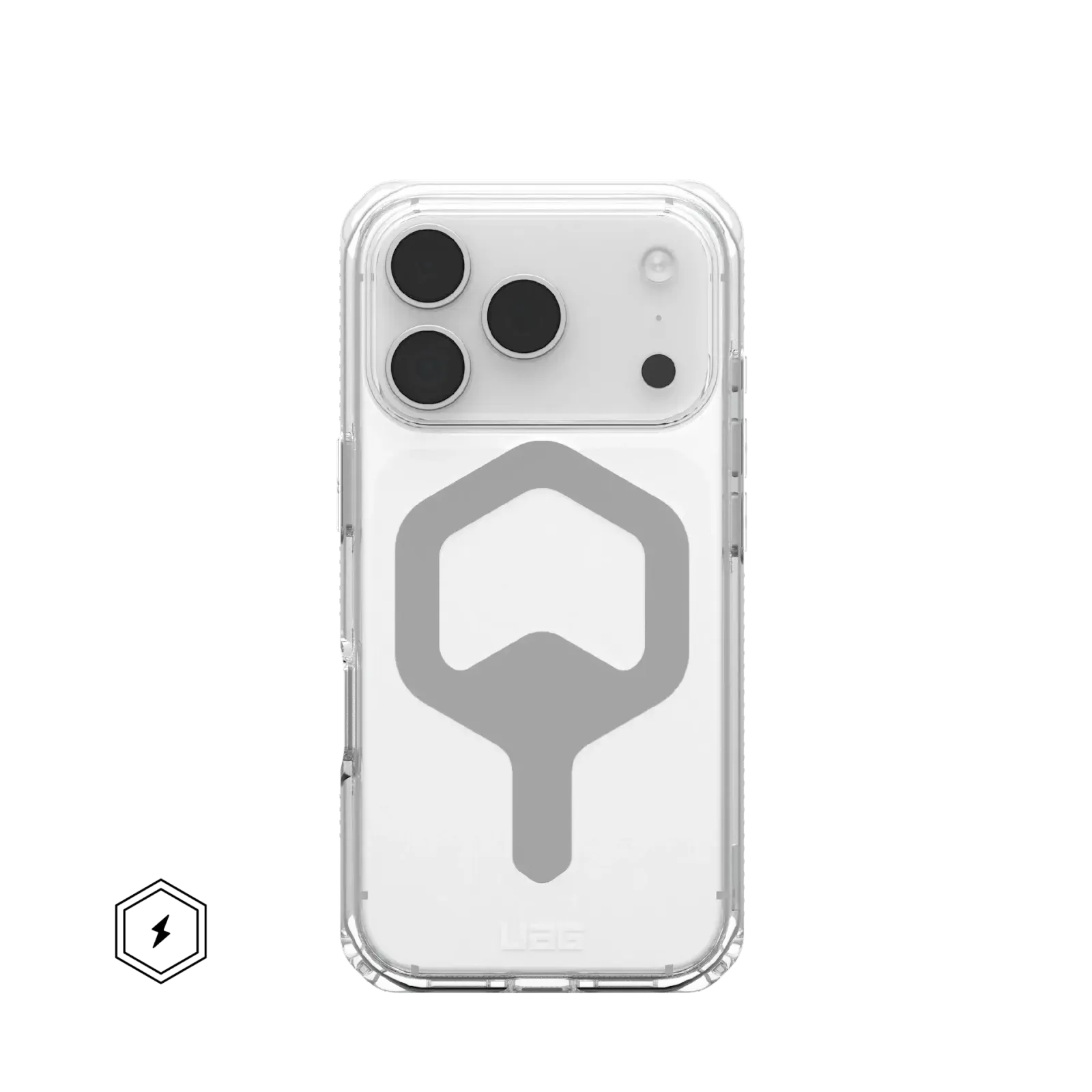 UAG Plyo with MagSafe Series Case for Apple iPhone 17 Pro Ice/Silver (Прозрачный)