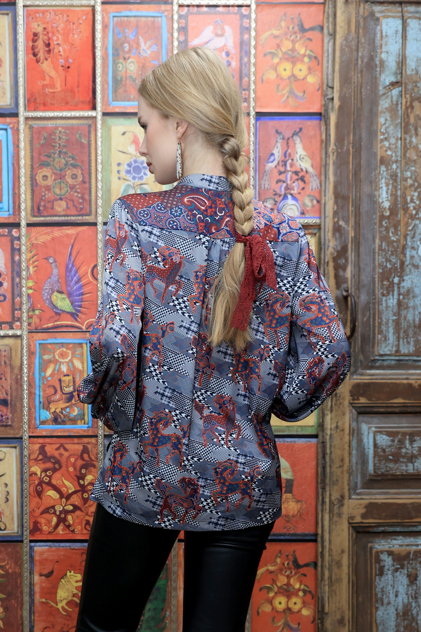 Blouse "Marusya. Koniki"