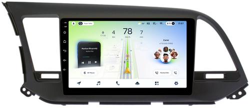 Магнитола для Hyundai Elantra 6 2016-2018 (без штатной КЗВ, рамка тип 2) - Teyes CC4L монитор 9" IPS, Android 14, Быстрая, Snapdragon 662, CarPlay, 4G SIM-слот