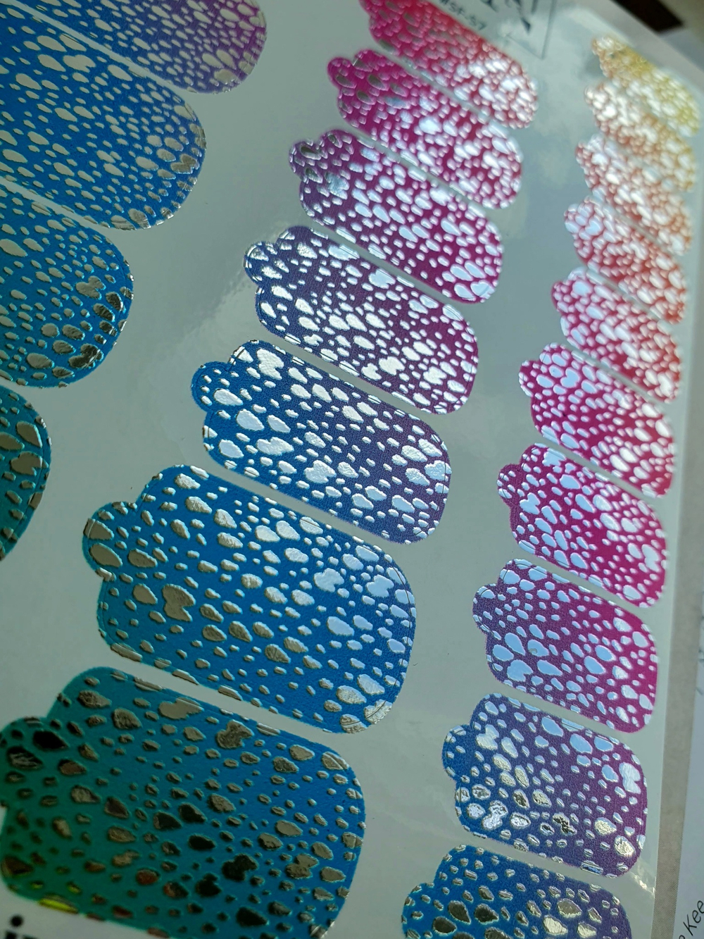 Плёнки Wraps stickers SF-57 (комбинированные с фольгой)