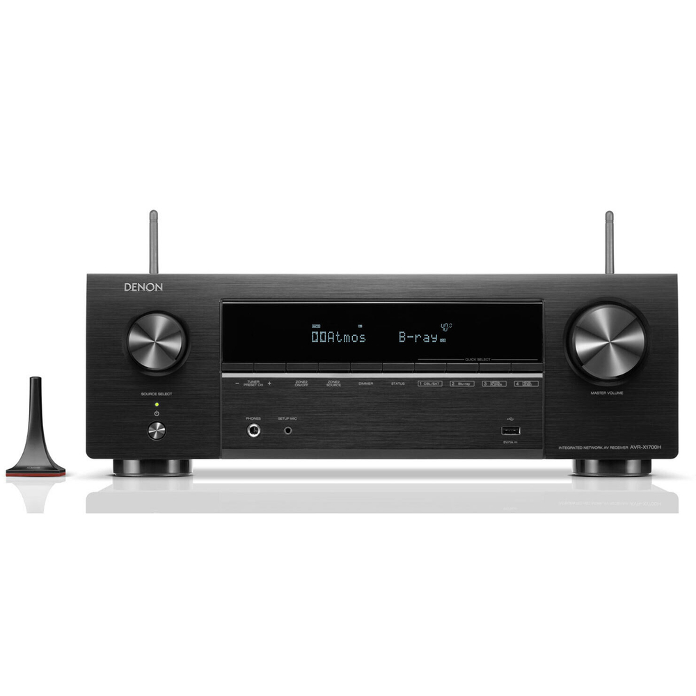 CD-ресивер Denon RCD-M41, Bluetooth, black (черный), 2 оптических входа