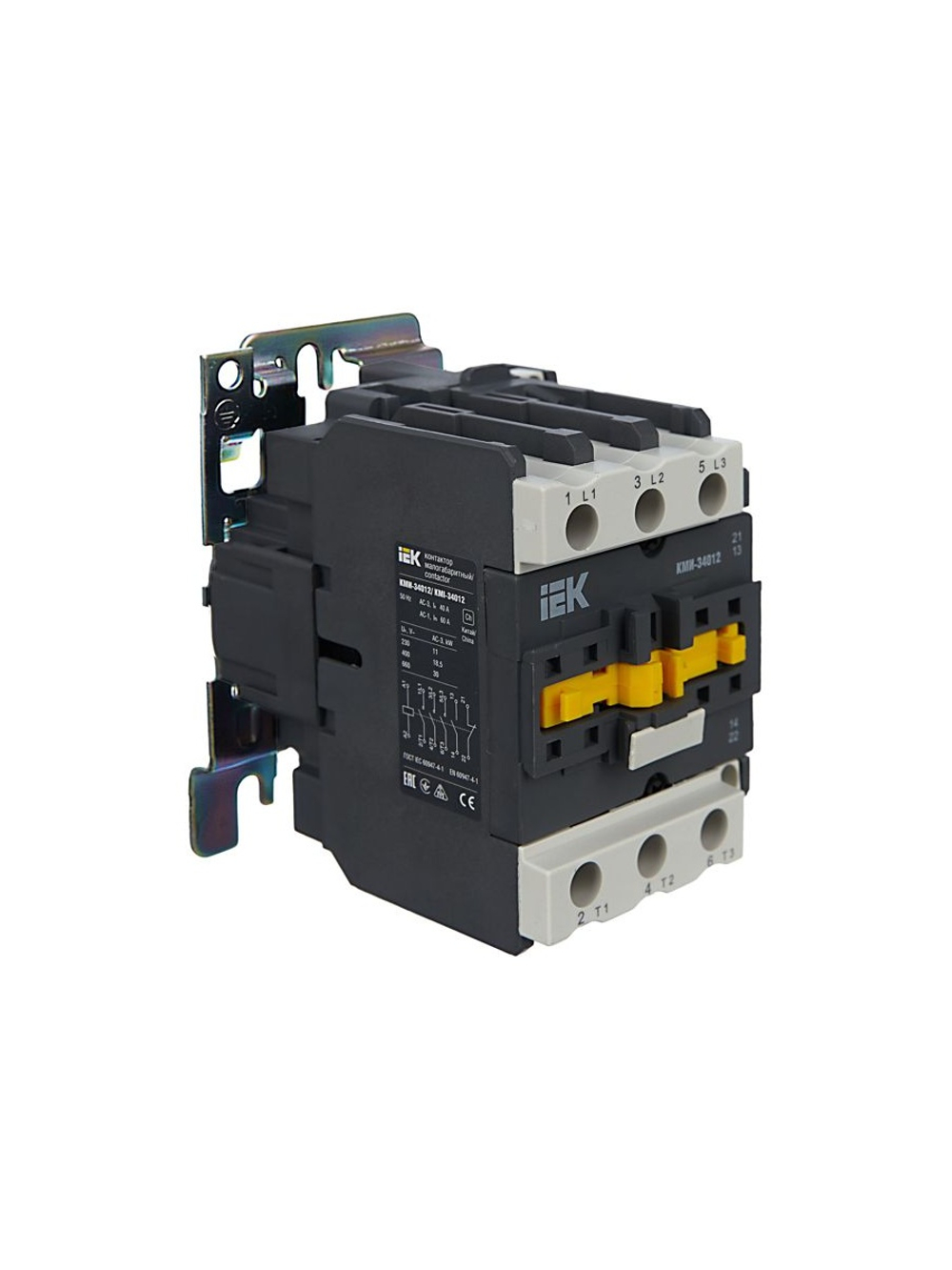Контактор КМИ-34012 40А 230В/АС3 1НО 1НЗ KARAT IEK KKM31-040-230-11