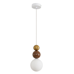 8257/1 SUSPENTIONI LN26 000 золото/коричнеый/белый, металл/стекло Подвес G9 1*20W 220V BONBONES