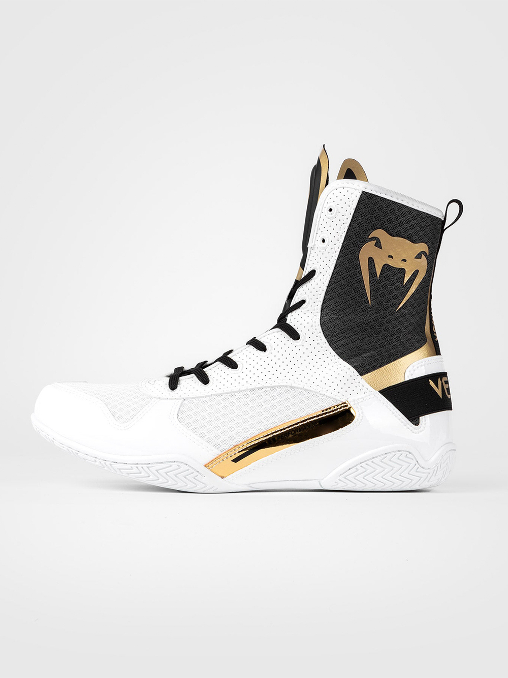 Боксерки Venum Elite White/Black-Gold