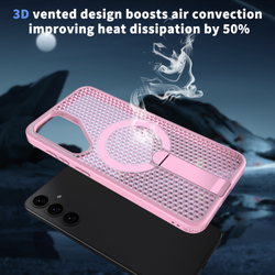 Прозрачный чехол Mesh Pro Magnetic Case для Samsung Galaxy S25