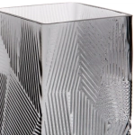 Ваза стеклянная «GREY GLASS» 10*10*30см