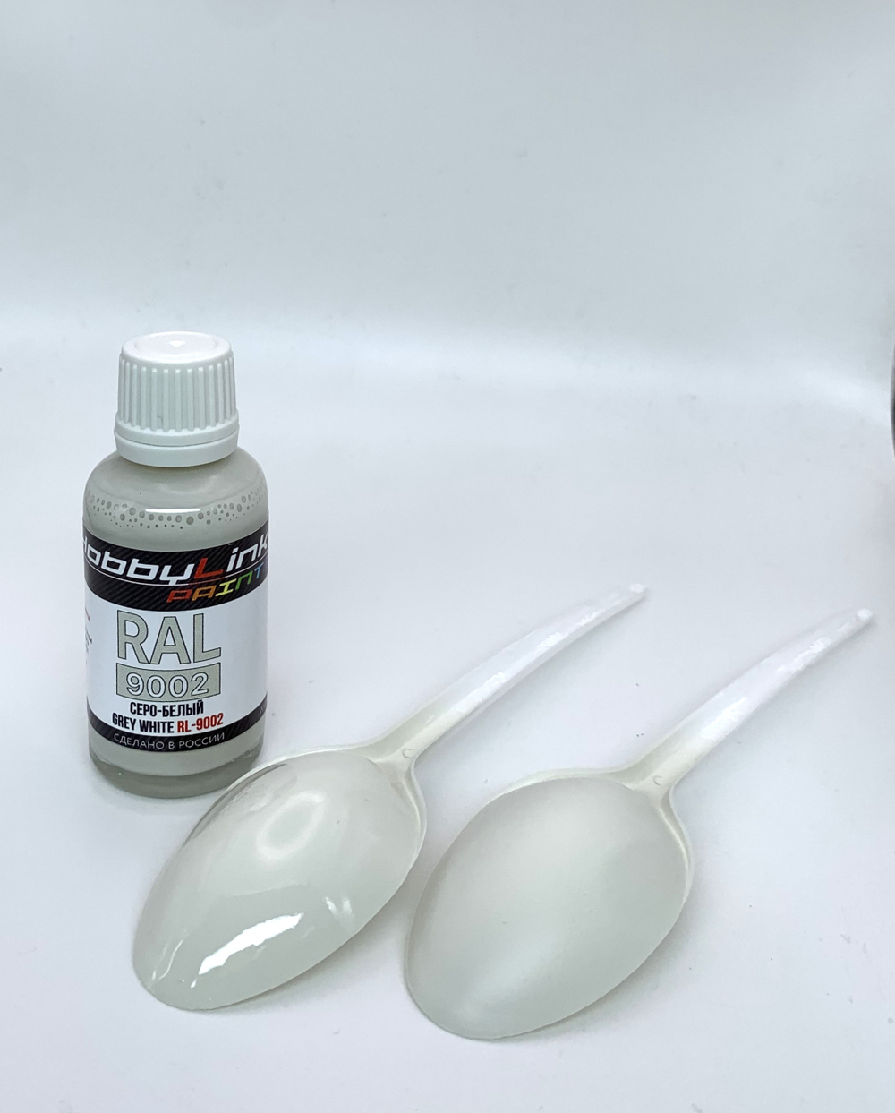 Краска лаковая HobbyLink RAL-9002 Серо-белый RL-9002