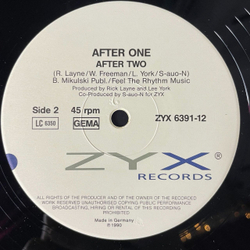 Винтажная виниловая пластинка LP After One Tom's Diner Rap (Germany 1990) Maxi Single 45 RPM
