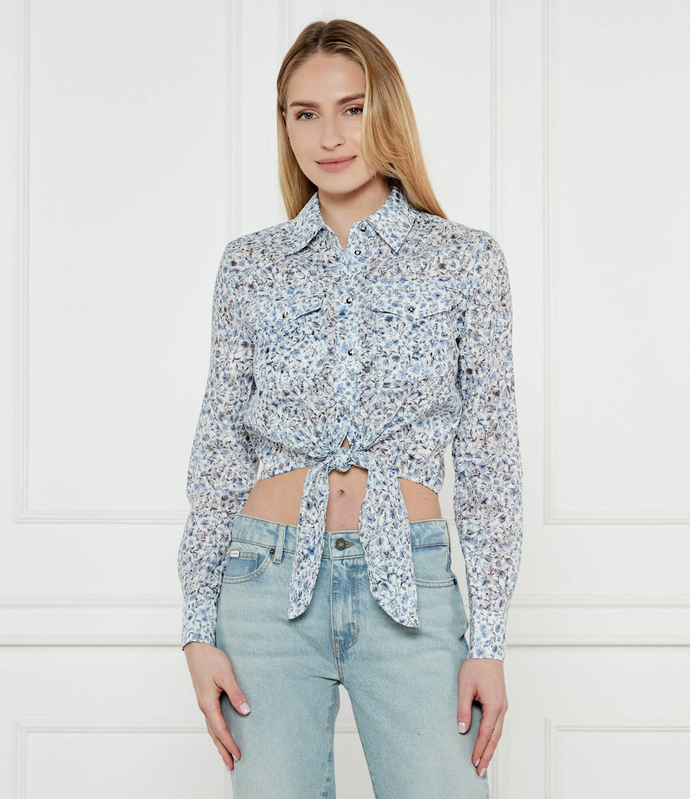 Рубашка ADELAIDE GUESS - голубой(W5GH03 WH4K2)