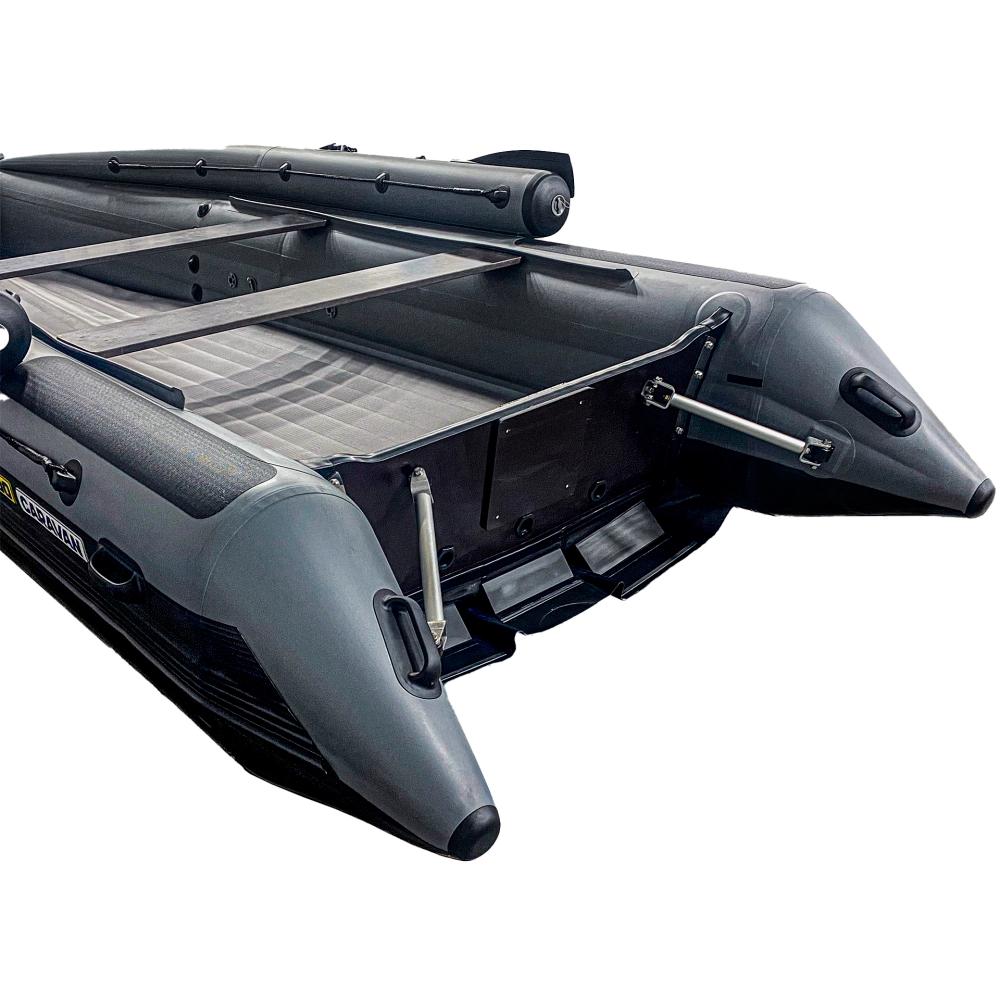 Лодка ПВХ Solar-470 Caravan Jet tunnel (Expedition) серый