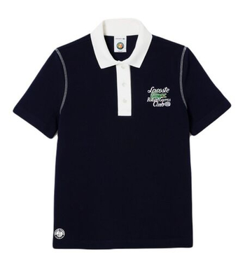 Женское поло Lacoste Sport Roland Garros Edition Cotton Pique Polo Shirt - небесный