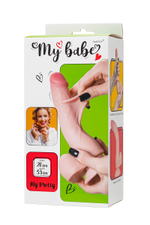 Реалистичный фаллоимитатор My Babe My Pretty, телесный, 20 см