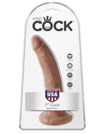 Фаллоимитатор-мулат с присоской 7  Cock - 17,8 см.