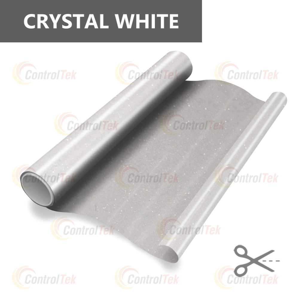 Пленка для окон декоративная CRYSTAL WHITE ControlTek, на отрез