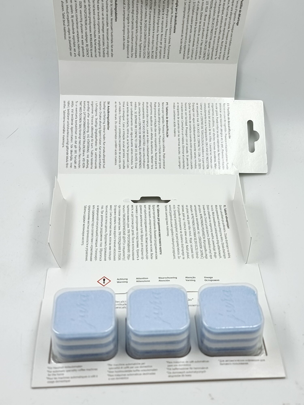 Таблетка Jura 3x3 для кофемашины 2 в 1 от накипи и защита от коррозии, процедуры (Германия)