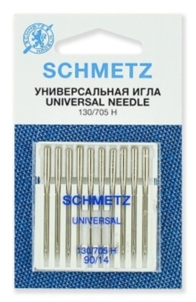 Иглы 6 Schmetz универсальные 130/705H №90/14 10 шт