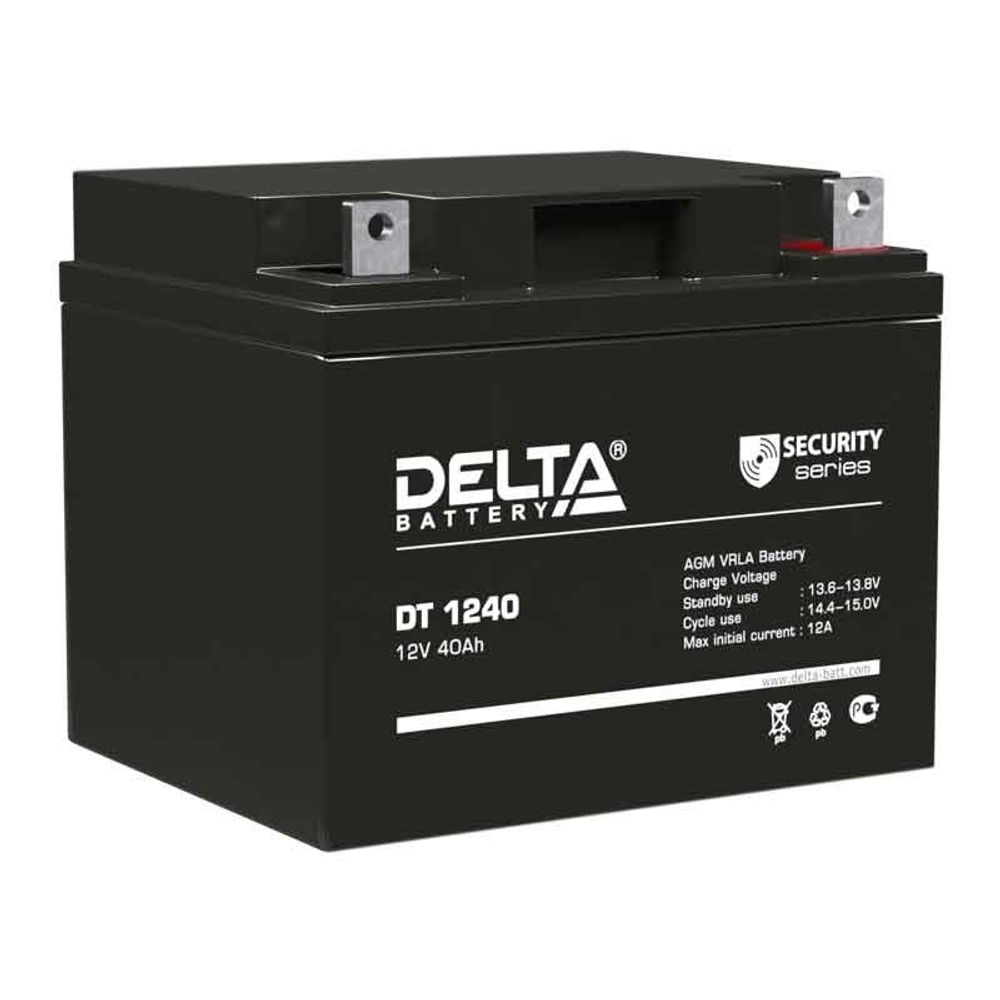 Аккумулятор Delta DT 1240 (12В 40А/ч)