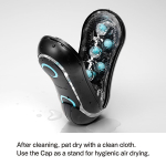 Мастурбатор 17,8см Tenga Flip Orb Strong Blue Rush TFO-001H