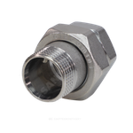 Соединитель латунь хром американка Ду 40 (1 1/2") прямой ВР/НР R18 Giacomini R18X017
