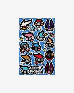 Стикеры набор All City Pigeon Classic XL