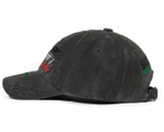 Кепка BSRabbit 3D EMBROIDERY DIRTY WASHED COTTON CAP BLACK