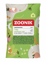 ZOONIK Наполнитель комкующийся для кошачьего туалета Тофу-Зеленый чай