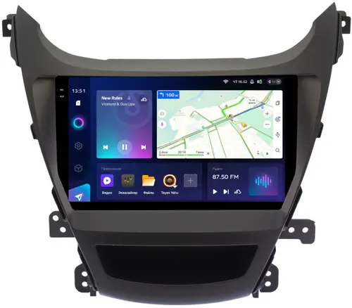 Магнитола для Hyundai Elantra 5 MD 2013-2015 (рестайлинг) - Teyes CC3-2K на Android 10, Быстрая, 2K QLED, CarPlay, 4G SIM-слот
