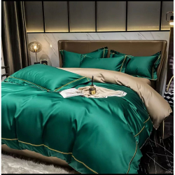 ZEPHYR HOME КПБ Двуспалка KING SIZE Мако-Сатин 100s Зеленый