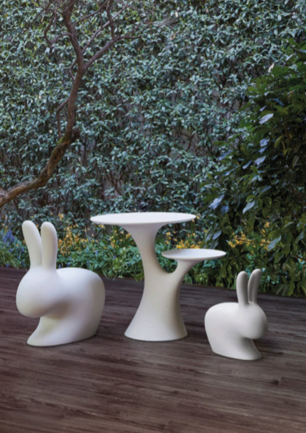 Стул Qeeboo Rabbit White, белый