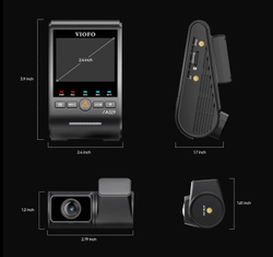 Viofo A329S 2CH с GPS, WIFI и двумя камерами