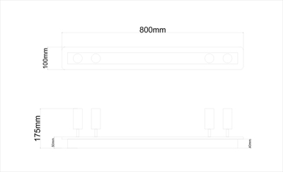 Спот Arte Lamp TOMMY A2607PL-30BK, 1хLED