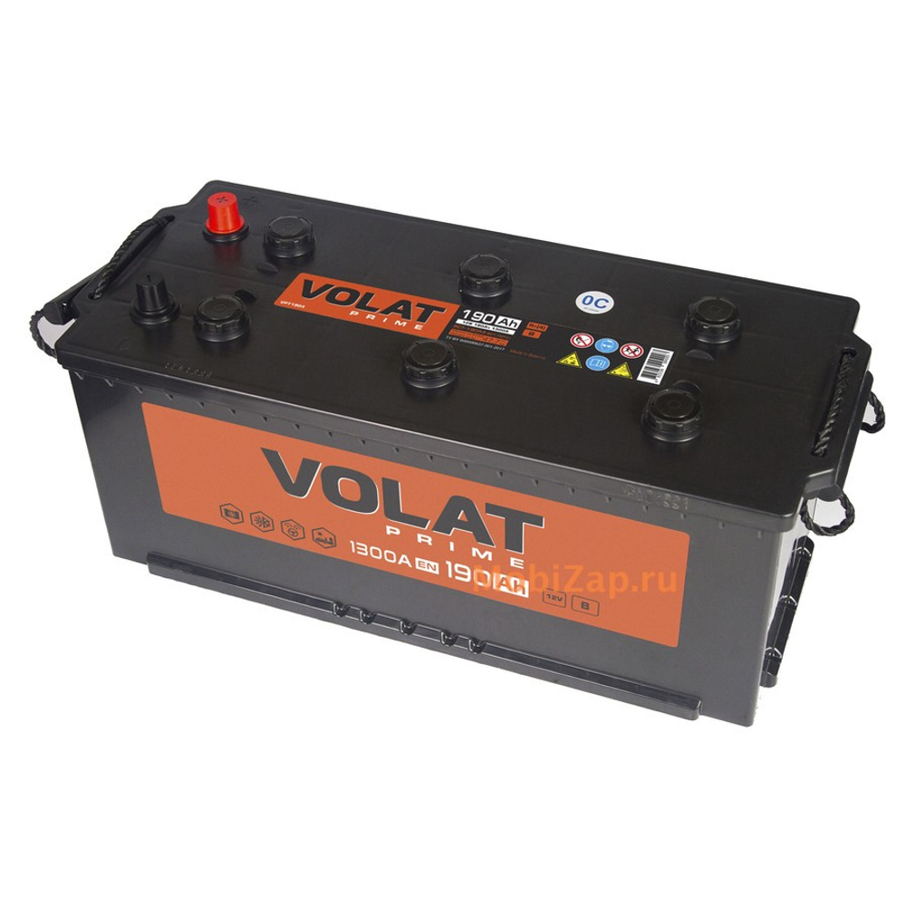 VOLAT Prime Professional 190Ah R+ (борт)
