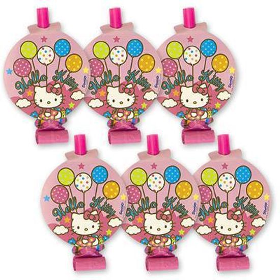Язык-гудок с картинкой Hello Kitty 8шт