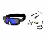 Спортивные очки OCEAN Chameleon Matt Black / Revo Blue Polarized lenses